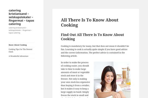 Twenty Fifteen theme site design template sample