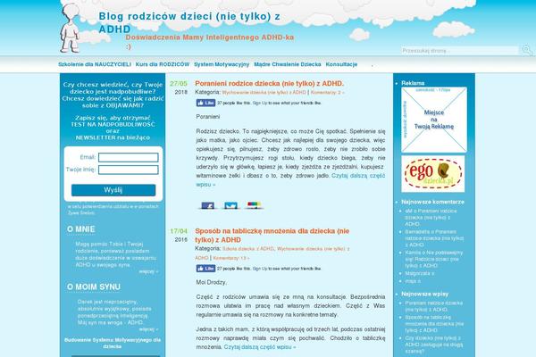 adhd-dziecko.pl site used Splatter