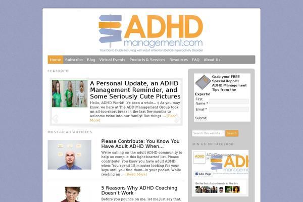 adhdmanagement.com site used Adhdmanagement