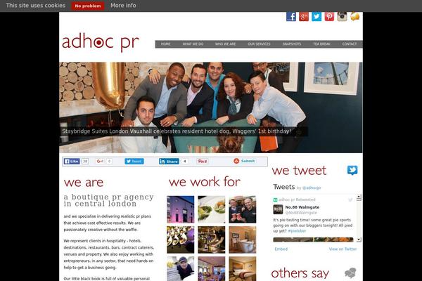 WordPress website example screenshot