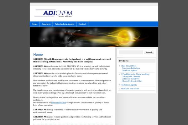 adichem.com site used zeeMagazine