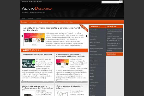 adictodescarga.com site used Yestilo