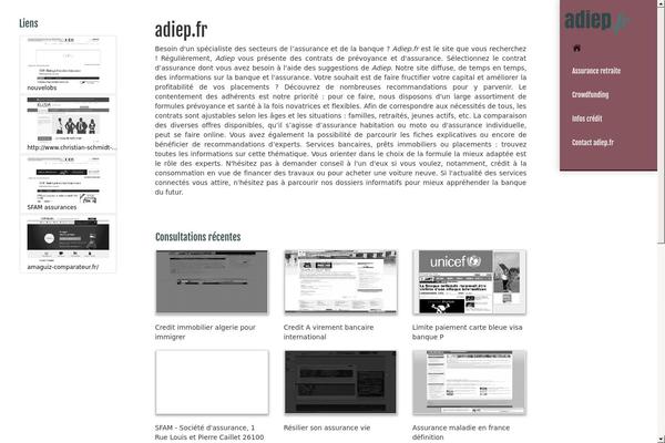 WordPress website example screenshot