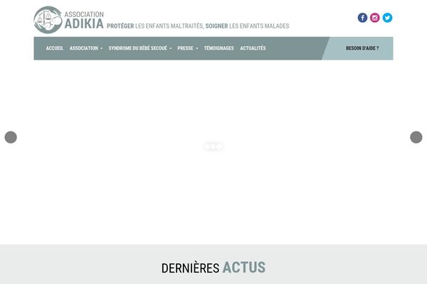 adikia.fr site used Charityclub
