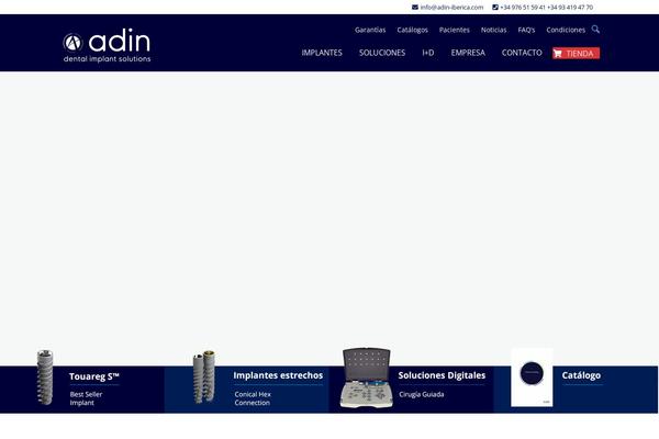 adin-iberica.com site used Adin