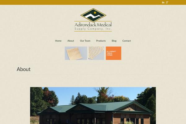 Virtue theme site design template sample