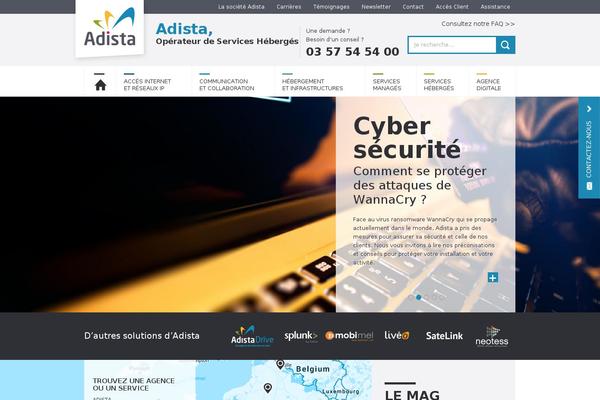 adista.fr site used Adf-adista