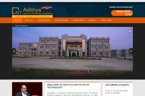 adithyatech.com site used Kingdom-theme