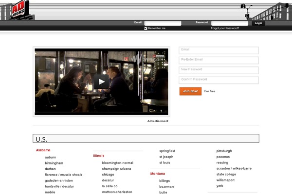 adjocks.com site used Twenty Fourteen
