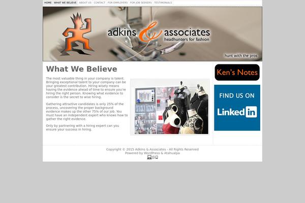 WordPress website example screenshot