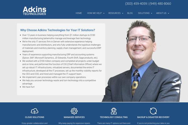 Enfold theme site design template sample