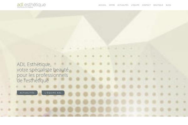 Zerif Pro theme site design template sample