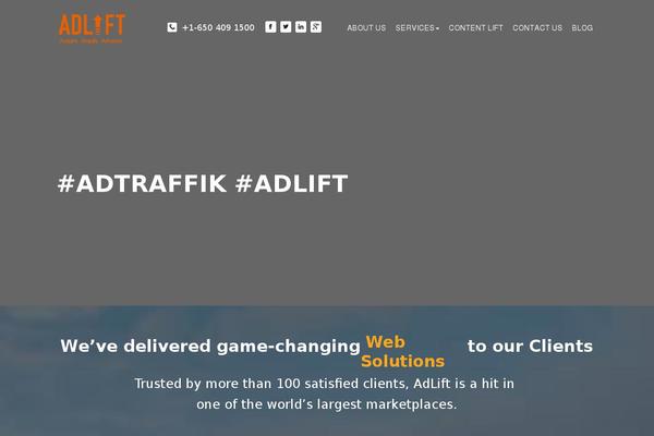adlift.com site used Adlift