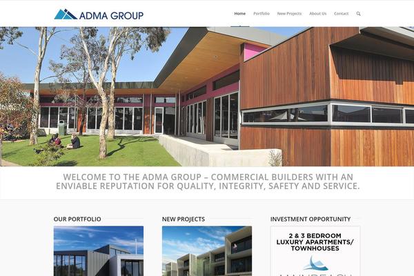 Enfold theme site design template sample