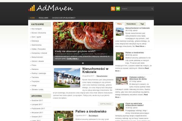 admaven.pl site used Coolmax