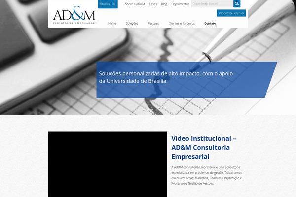 Adm theme site design template sample