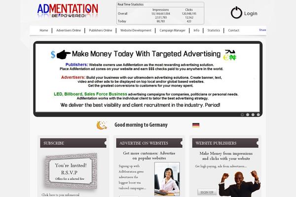 admentation.com site used Admentation