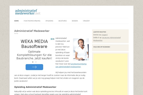 administratiefmedewerker.net site used Simplesense_vertaald