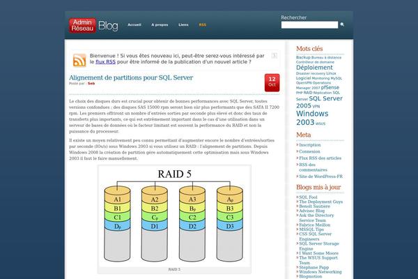 adminreseau.net site used Mezzov2