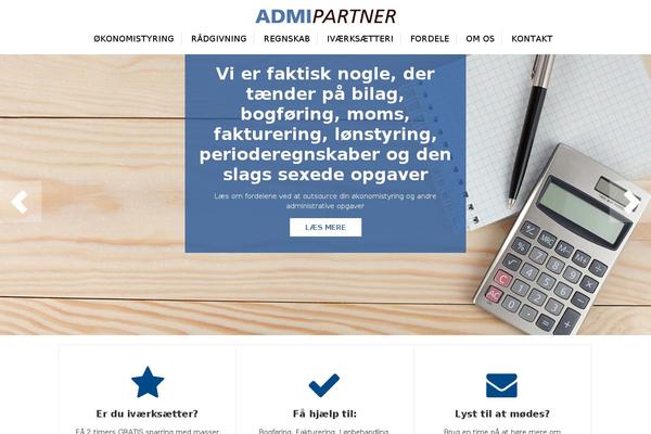 admipartner.dk site used Admipartner