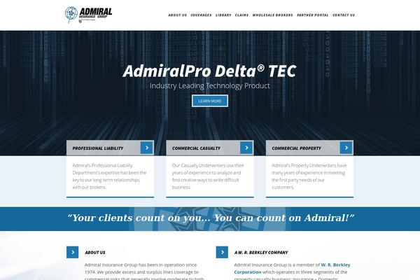 admiralins.com site used Admiral
