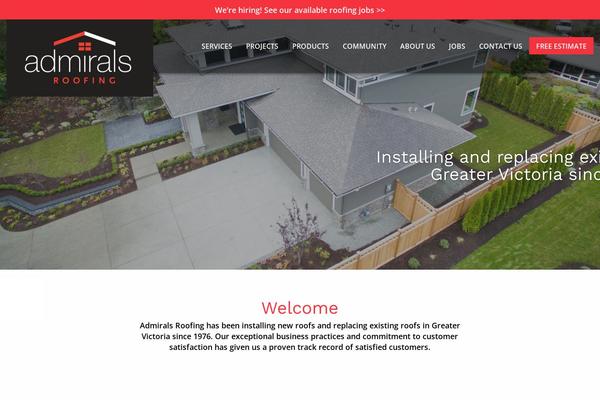 admiralsroofing.com site used Admirals-roofing