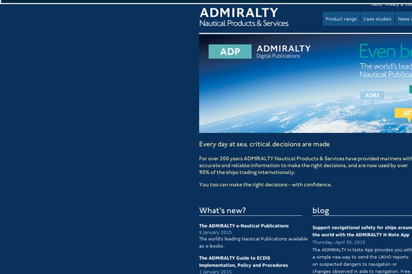 admiralty.co.uk site used Admiralty