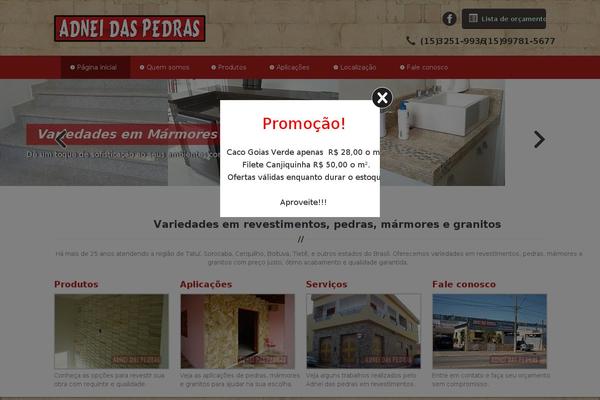 adneidaspedras.com.br site used Adneidaspedras