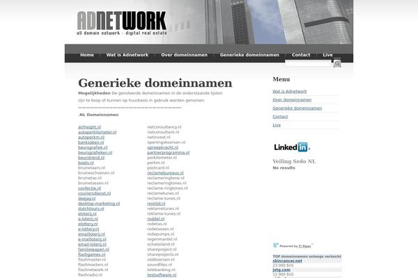 adnet.nl site used Frozenage