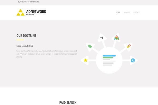 Bridge theme site design template sample
