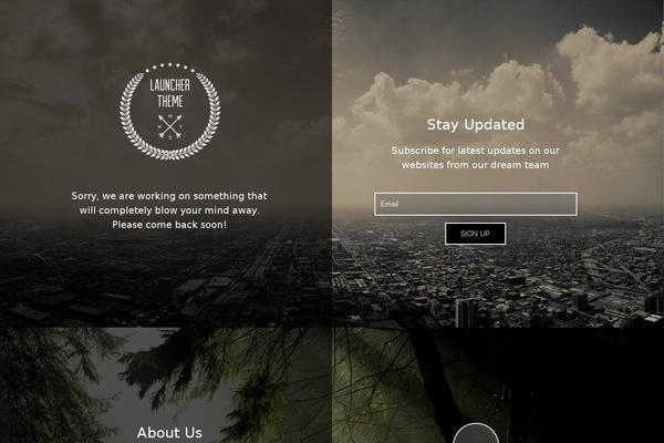 Site using Launcher: Coming Soon & Maintenance Mode plugin