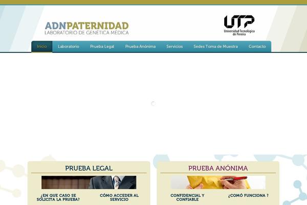 adnpaternidad.co site used Laboratorio