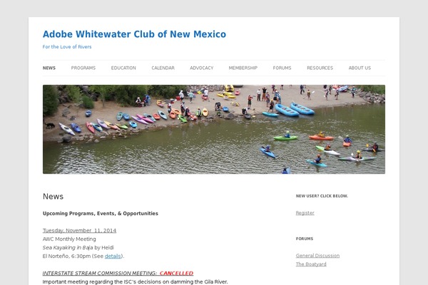 Twenty Twelve theme site design template sample