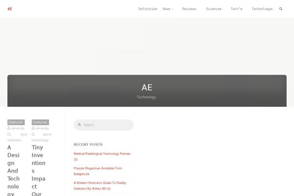 WordPress website example screenshot