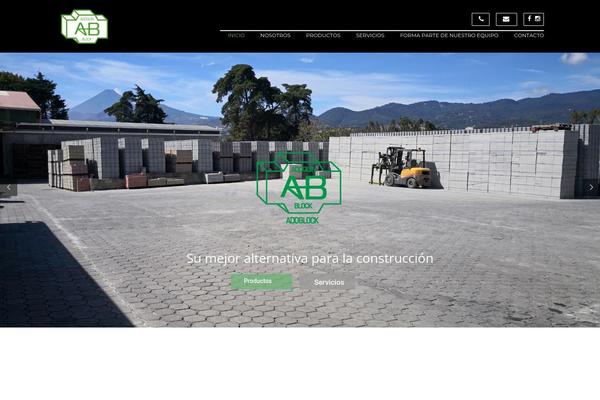 Construction theme site design template sample