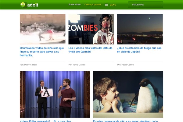 Site using Infinite-Scroll plugin
