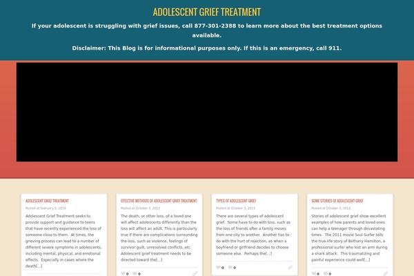 adolescentgrieftreatment.com site used Addictionblog