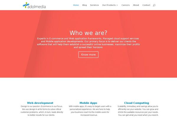 WordPress website example screenshot