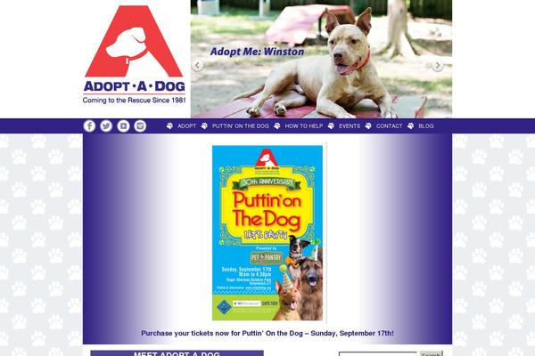 adopt-a-dog.org site used Adopt-a-dog