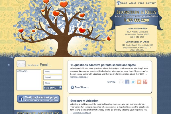 adoption-questions-answered.com site used Floriadadoptiontheme
