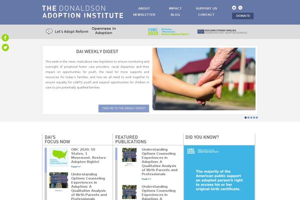 adoptioninstitute.org site used Donaldson