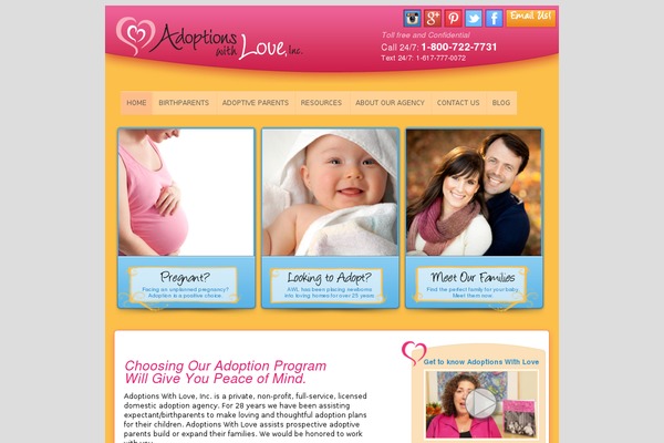 adoptionswithlove.org site used Awl