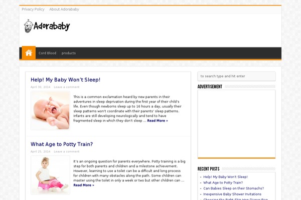 WordPress website example screenshot