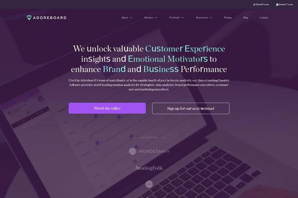 adoreboard.com site used Wp-ado