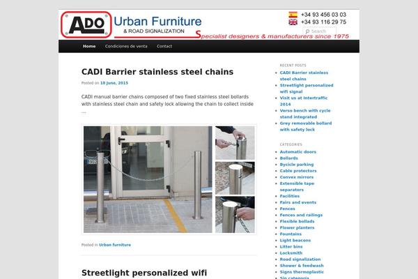 WordPress website example screenshot