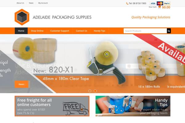 adpack.com.au site used Aps