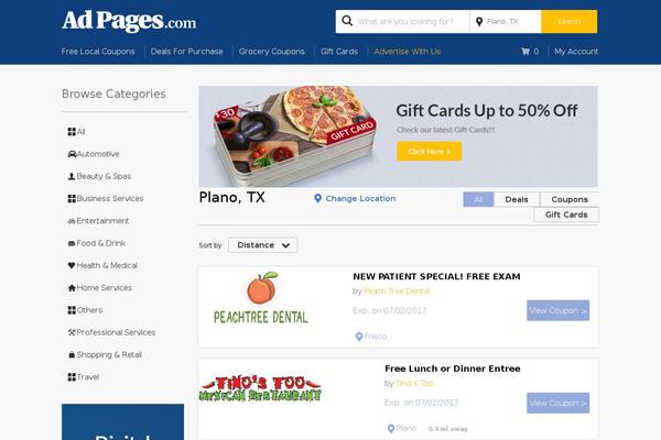 adpages.com site used Adpages
