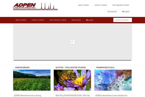 WordPress website example screenshot