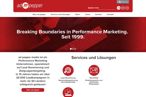 adpepper.de site used Adpepper