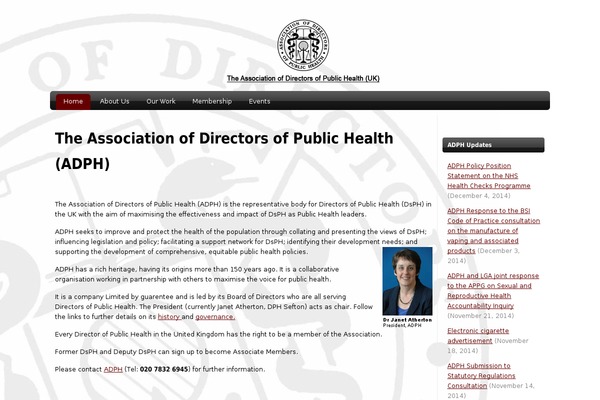 WordPress website example screenshot